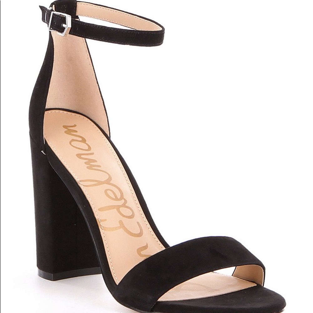 NEW Black Suede Sam Edelman Heels